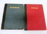 Cathedral and Abbey books, 1926 Paddington Station London, illustrations, map and fold outs