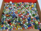 Over 375 Machine made and handmade marbles