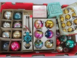 Assorted vintage Christmas ornaments