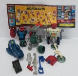 Mego Micronauts vehicles and parts, as found