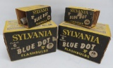 Sylvania Blue Dot Flashbulbs, two cases six bulbs each, #2B
