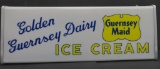 Golden Guernsey Dairy Ice Cream light up sign, working, 36
