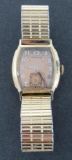 Hamilton wrist watch 10k gold filled, model 987A, 17 jewel