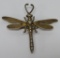 Srerling Figural trembler brooch, dragonfly, 2