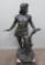 French Bronze Warrior statue by Boisseau (1842-1923) Ense et Aratro, signed and cast stamped