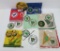 1960's Boy Scout neck bandanas and patches, 8 bandanas and 11 patches