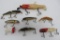 8 vintage fishing lures