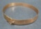 Victorian belt design bracelet, 2 1/2