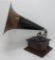 RCA Victor Victrola with large horn, model Victor MS, working