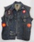 Great Vintage Devil Deacon's Waukesha Motorcycle Club Lee denim vest with patches