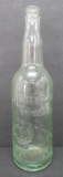 A Gettelman embossed beer bottle, clear, 11 1/2