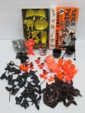 Halloween decoration lot, cake decorating and cookie cutters