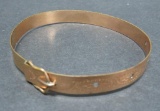 Victorian belt design bracelet, 2 1/2