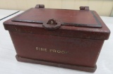 Fire Proof stage coach strong box, 13