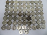 65 Silver Quarters, 1934 -1964