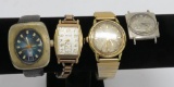 Four vintage watches, Bulova