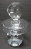MCM art glass paperweight, 6 1/2