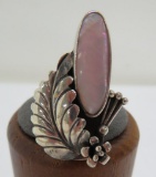 Native American ring, MOP, size 7