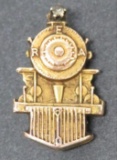 10 kt REA railroad pin, 3/4