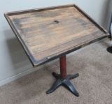 Adjustable industrial drafting style table/desk
