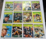 Lombardi Era yr book and 11 Green Bay Packer Yearbooks, 1969-1979
