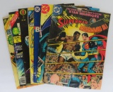 Seven 1970's large edition comic books, Superhero