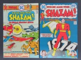 Two DC SHAZAM Comics, Vol 2 #11 1974 and Vol 3 #20, 1975
