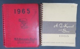 1965 Product catalogs,MCM, clocks, watches, silverware, lighters and shavers