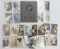 35 real photo and colorized lady postcards with empty portrait postcard album