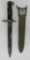 WWII US UC bayonet with sheath, US ordinance mark