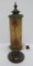 Mantle cylinder torchierre lamp, palm trees, 14