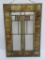 Arts and Crafts style leaded stained glass panels, 12