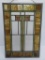Arts and Crafts style leaded stained glass panels, 12