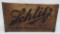 Schlitz wooden advertising beer box, 18 1/2
