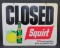 OPEN and CLOSED Squirt advertising sign, 1971, 13