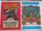 Two colorful Ringling Bros Barum & Bailey Circus posters, 1970's