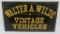 Wooden Walter A Wilde Vintage Vehicles sign, 21