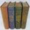 Four gilted Petersons books, 1800's