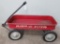 Vintage Radio Flyer red wagon, 42