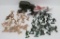 Military toy lot, plastic, soldiers and vehicles