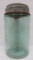 Mason shoulder less Patent Nov 30th 1858 pint jar