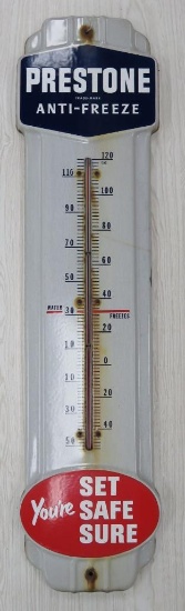 Very Nice Prestone Anti Freeze Thermometer, 36" x 9"