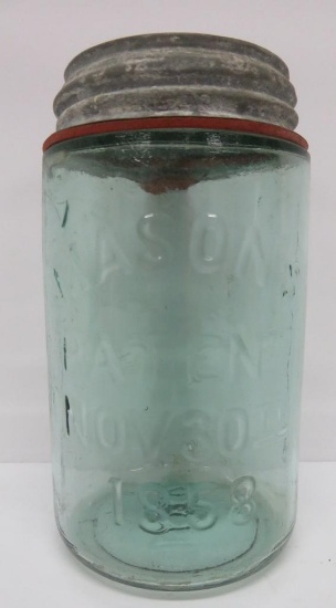Mason shoulder less Patent Nov 30th 1858 pint jar