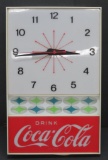 Drink Coca-Cola light up clock, working, 20