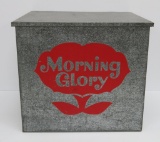 Morning Glory dairy box, lift top, metal insulated, 13