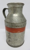 Bowman cream can, 1941, Chicago, 11 1/4