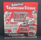 1953 Admiral Television promotional piece, Television Studio featuring Walt Disney Peter Pan