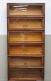 Very Nice Oak Barrister / Lawyers Bookcase - 6 Stack