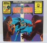 1976 DC Comics Book and Record set, Bat Man Gorilla City and Mystery of the Scarecrow Corpse