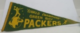 Green Bay Packer felt pennant, 